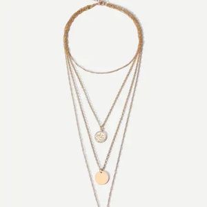 Trifecta- coin necklace